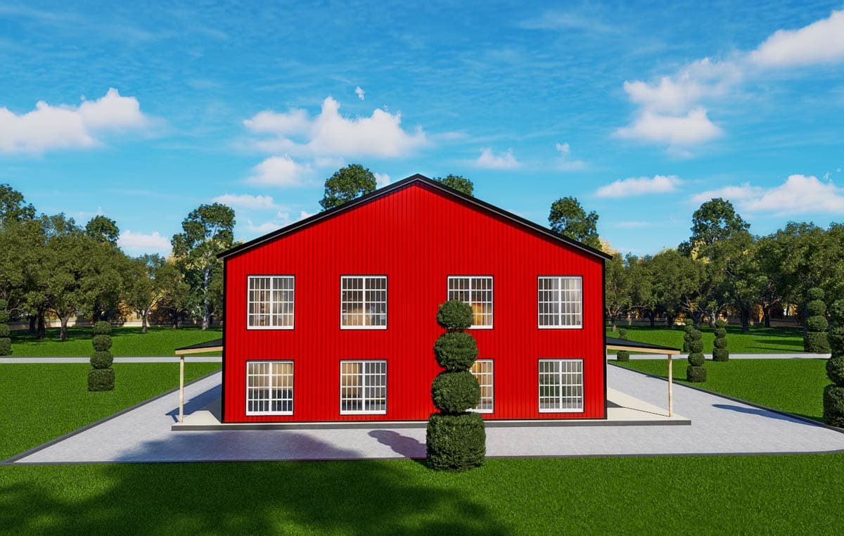 Plan 530149KTE: Six-Bedroom Barndominium Plan with Spacious Pantry and Game Room - Image #21 - Barndominium