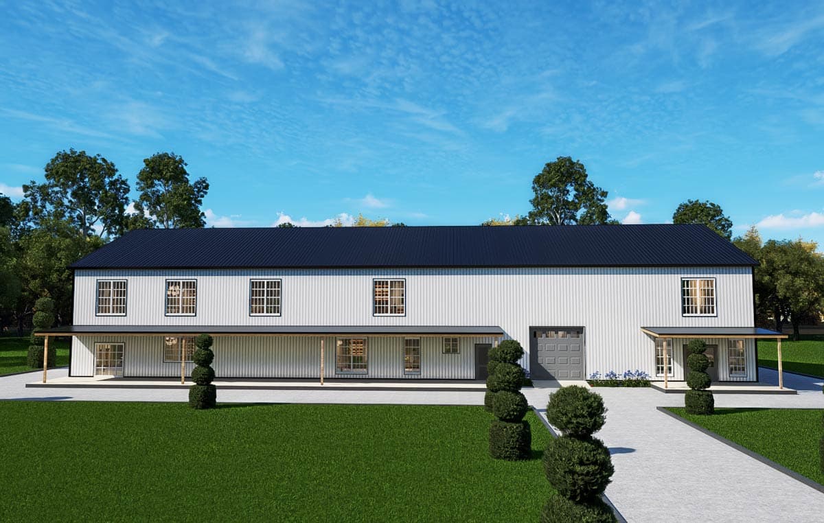 Plan 530149KTE: Six-Bedroom Barndominium Plan with Spacious Pantry and Game Room - Image #25 - Barndominium