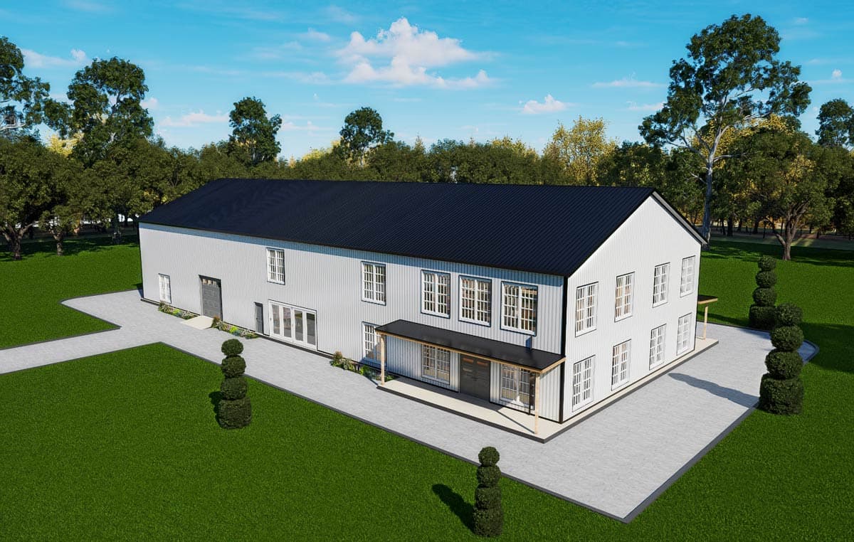 Plan 530149KTE: Six-Bedroom Barndominium Plan with Spacious Pantry and Game Room - Image #26 - Barndominium