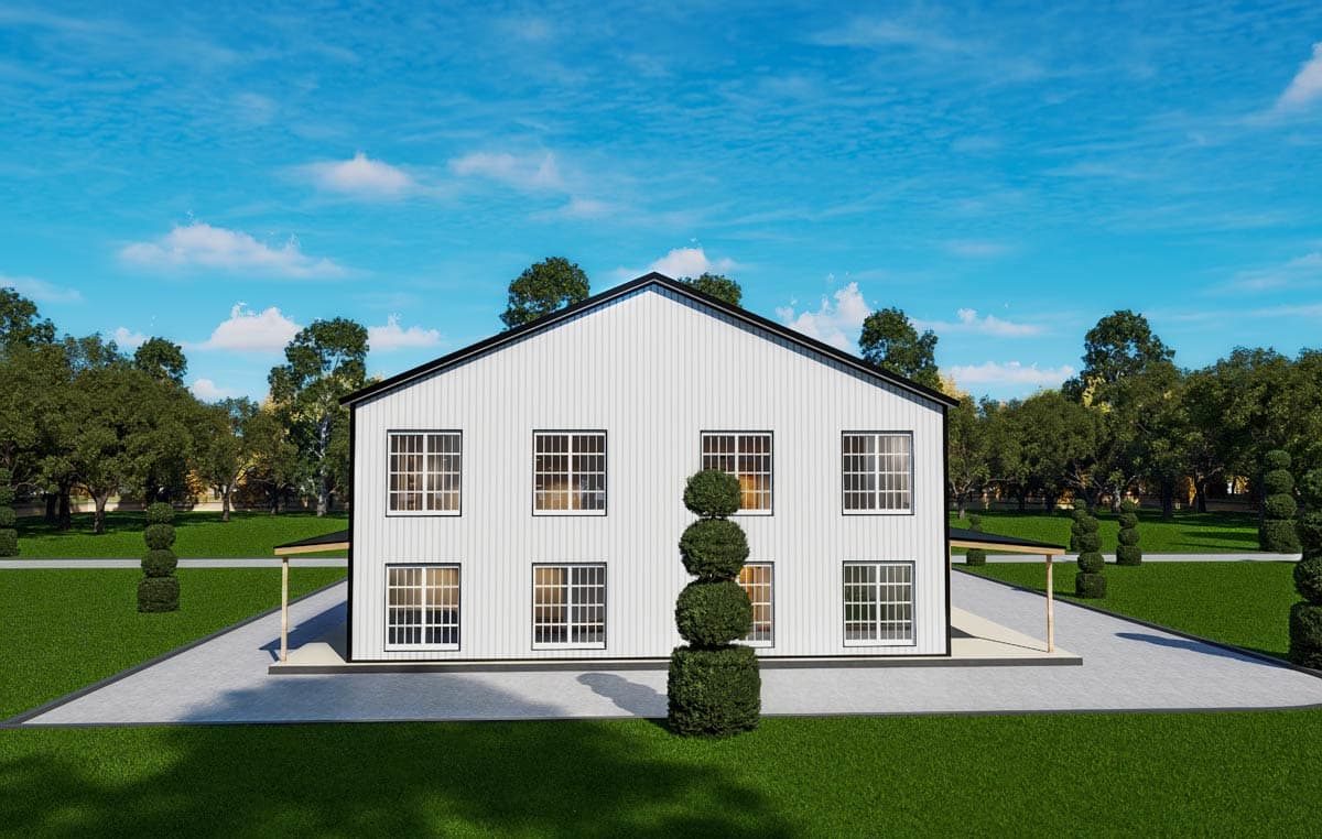 Plan 530149KTE: Six-Bedroom Barndominium Plan with Spacious Pantry and Game Room - Image #29 - Barndominium