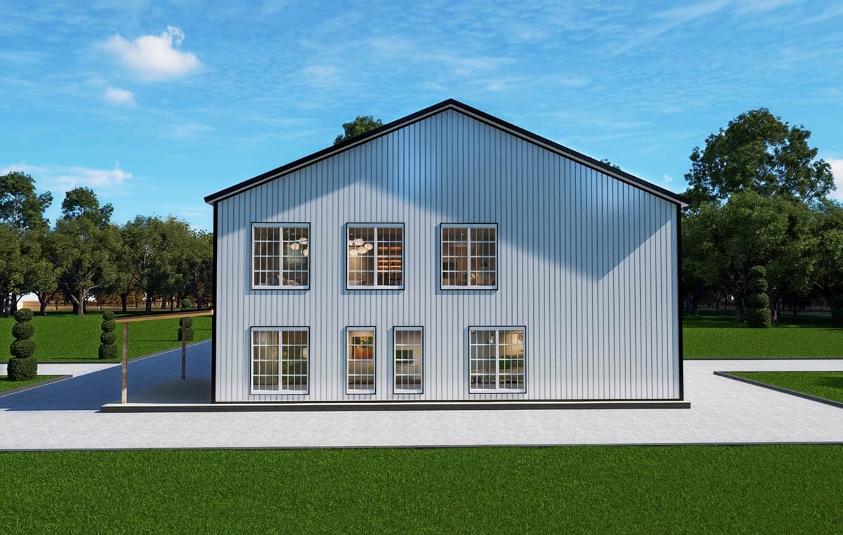 Plan 530149KTE: Six-Bedroom Barndominium Plan with Spacious Pantry and Game Room - Image #28 - Barndominium
