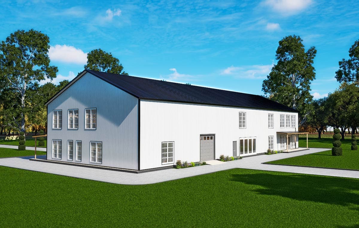 Plan 530149KTE: Six-Bedroom Barndominium Plan with Spacious Pantry and Game Room - Image #31 - Barndominium