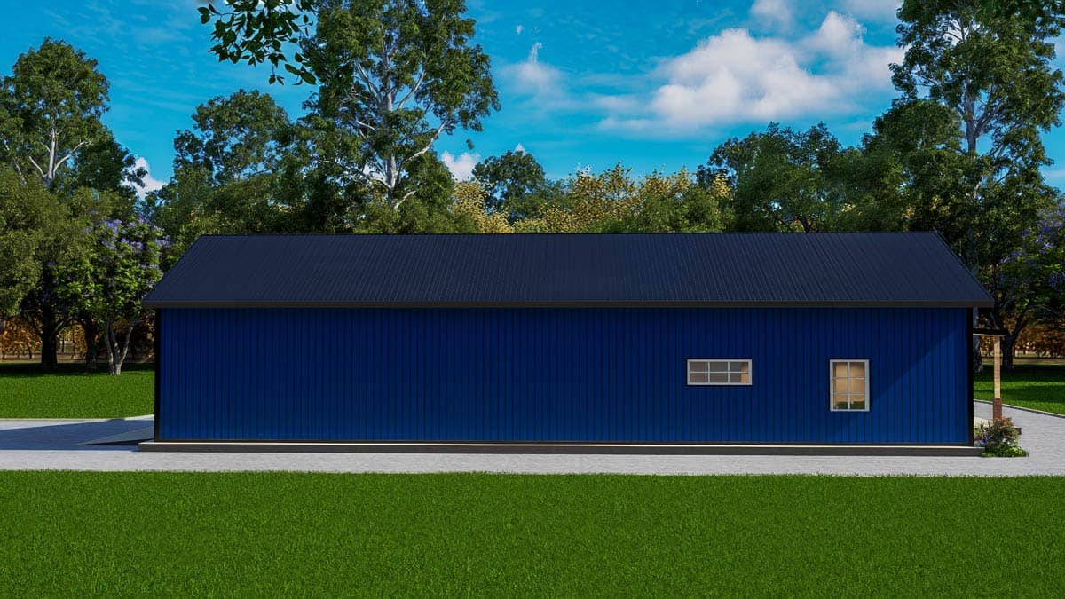 Plan 530151KTE: Modern Barndominium House Plan with Split Bedrooms and Covered Porches - Image #11 - Barndominium, Country