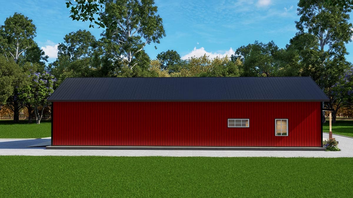 Plan 530151KTE: Modern Barndominium House Plan with Split Bedrooms and Covered Porches - Image #20 - Barndominium, Country