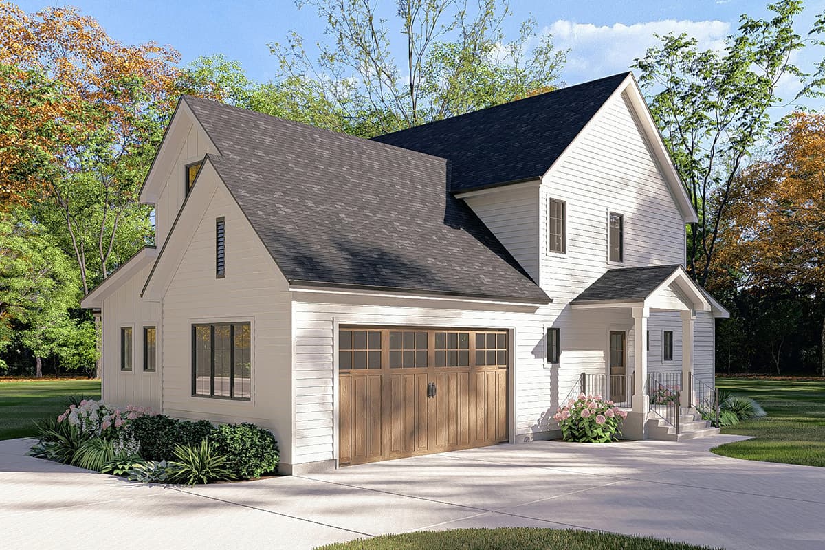 Plan 623550DJ: Elegant 5-Bedroom New American House Plan with First-Floor Master Suite - Image #6