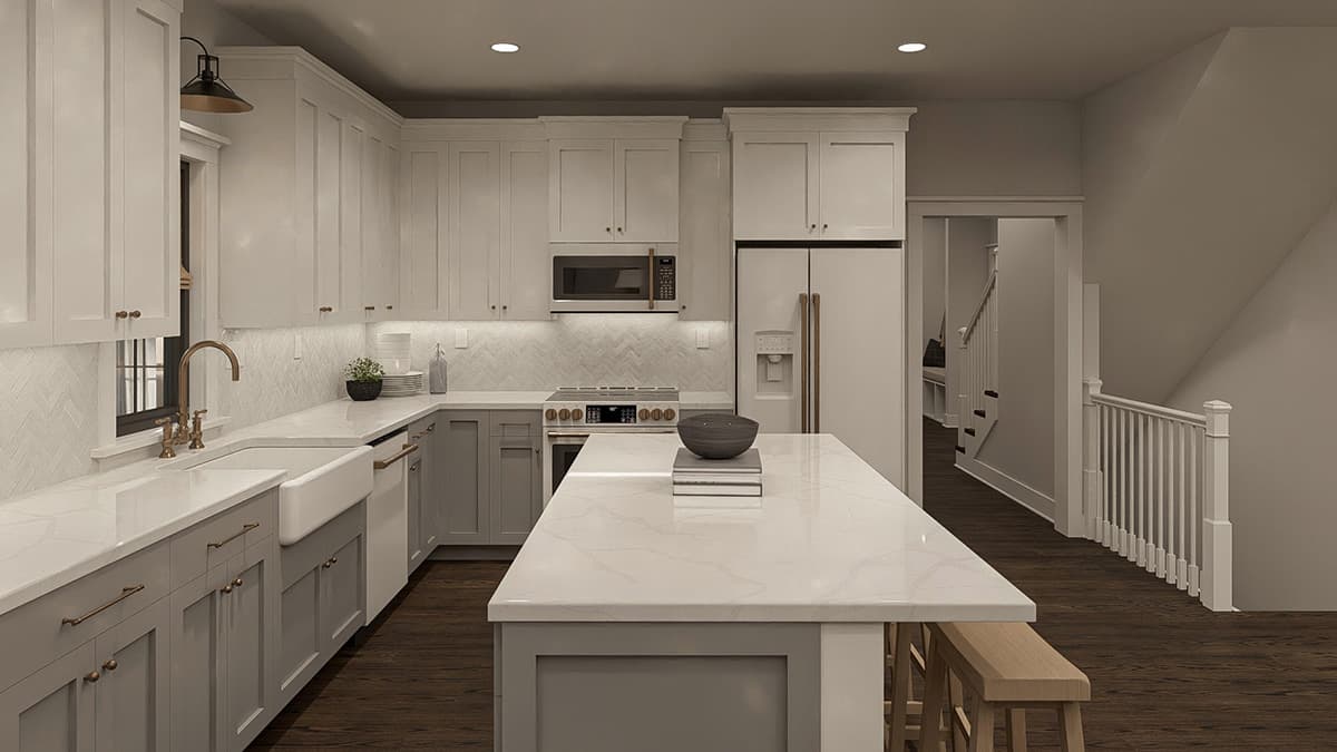 Plan 623550DJ: Elegant 5-Bedroom New American House Plan with First-Floor Master Suite - Image #12