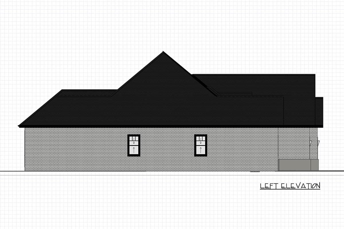 Plan 744513ABR: Elegant 5-Bedroom Craftsman House Plan with Open Layout and Home Office - Image #7 - Craftsman, Mountain, New American