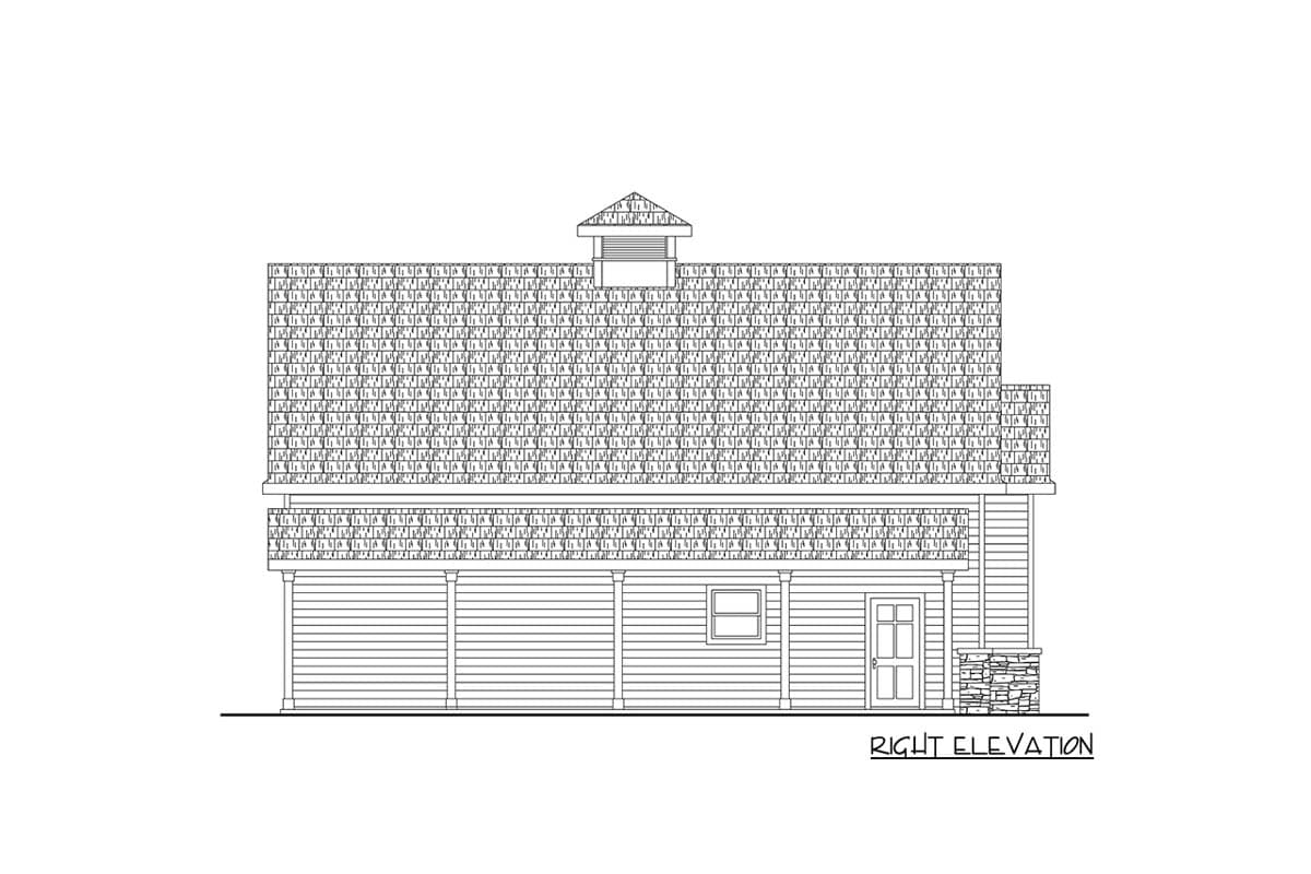 Plan 720143DA: Country Farmhouse Detached 4-Car RV Garage Plan with Deep Bays - Image #5 - Country, Craftsman, Farmhouse