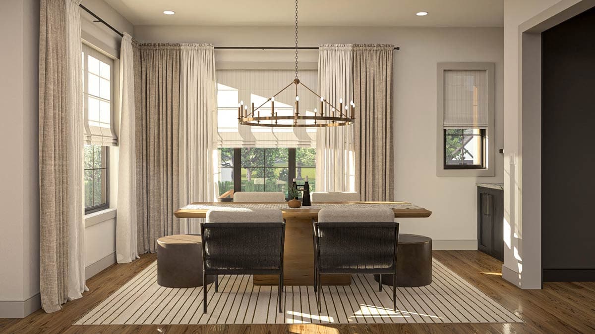 Plan 623551DJ: Chic 4-Bedroom Modern Farmhouse Plan with Main Floor Master Suite - Image #10 - Modern, Modern Farmhouse