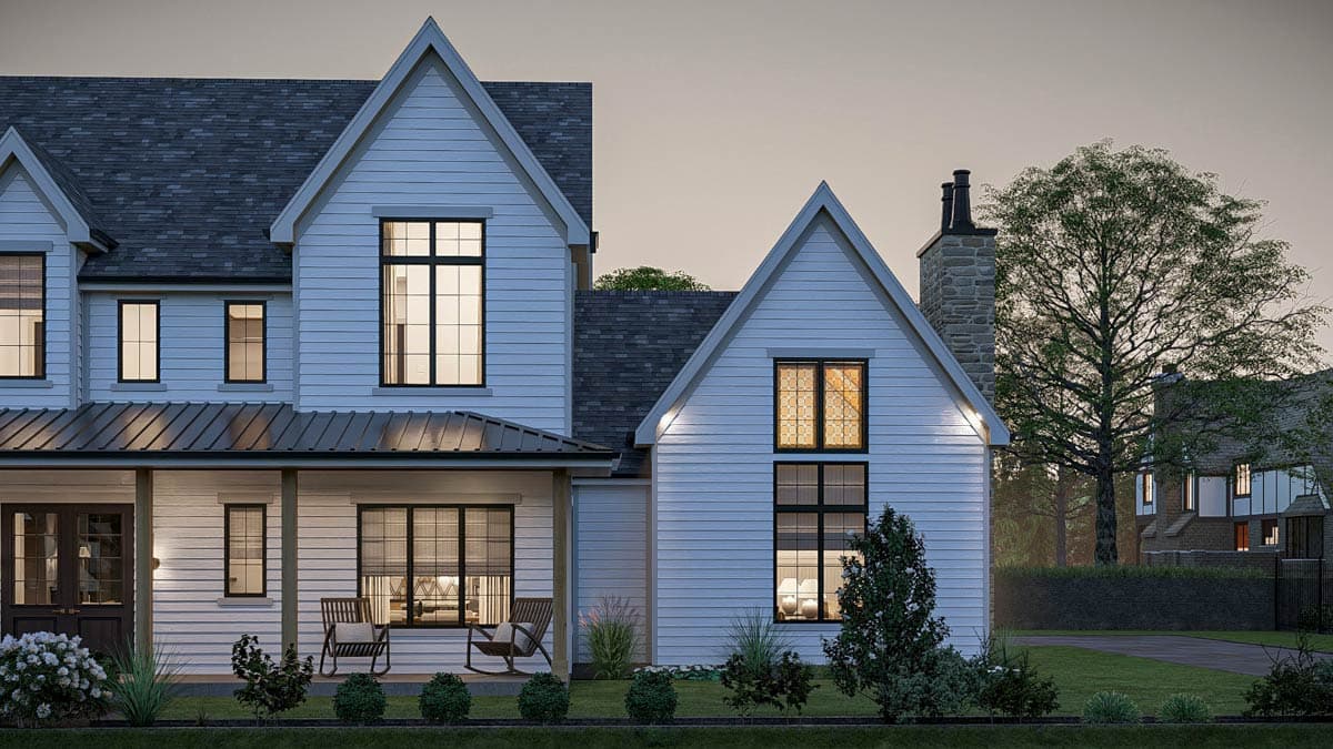 Plan 623551DJ: Chic 4-Bedroom Modern Farmhouse Plan with Main Floor Master Suite - Image #7 - Modern, Modern Farmhouse