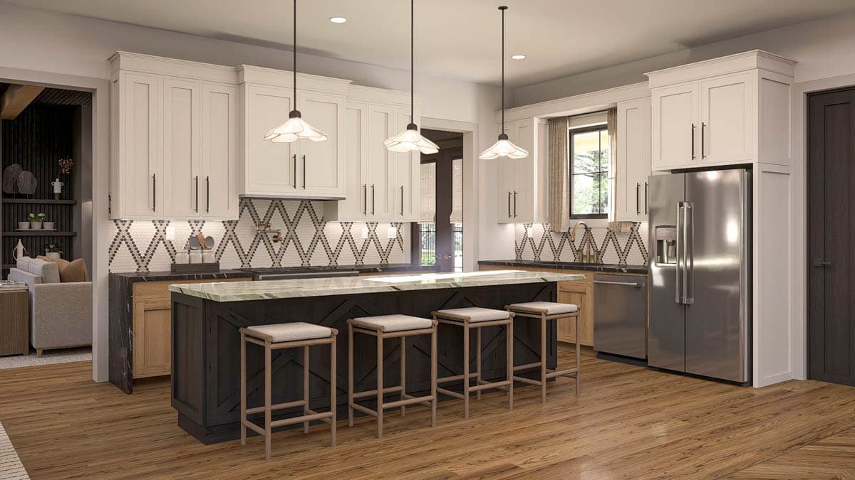 Plan 623551DJ: Chic 4-Bedroom Modern Farmhouse Plan with Main Floor Master Suite - Image #20 - Modern, Modern Farmhouse