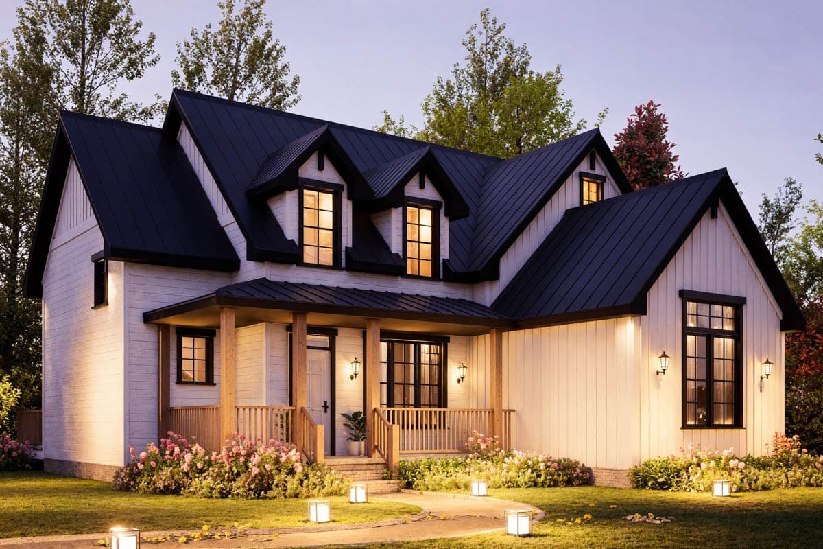 Plan 25932GE: Spacious 5-Bedroom Modern Farmhouse House Plan with Main Level Master Suite - Image #7 - Country, Farmhouse, Modern Farmhouse, Traditional