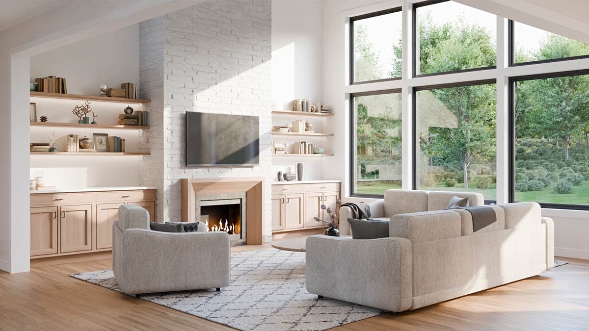 Plan 911063JVD: Stunning Craftsman House Plan: Main Level Master, 2-Story Great Room and 3-Car Garage - Image #8 - Craftsman, New American, Traditional