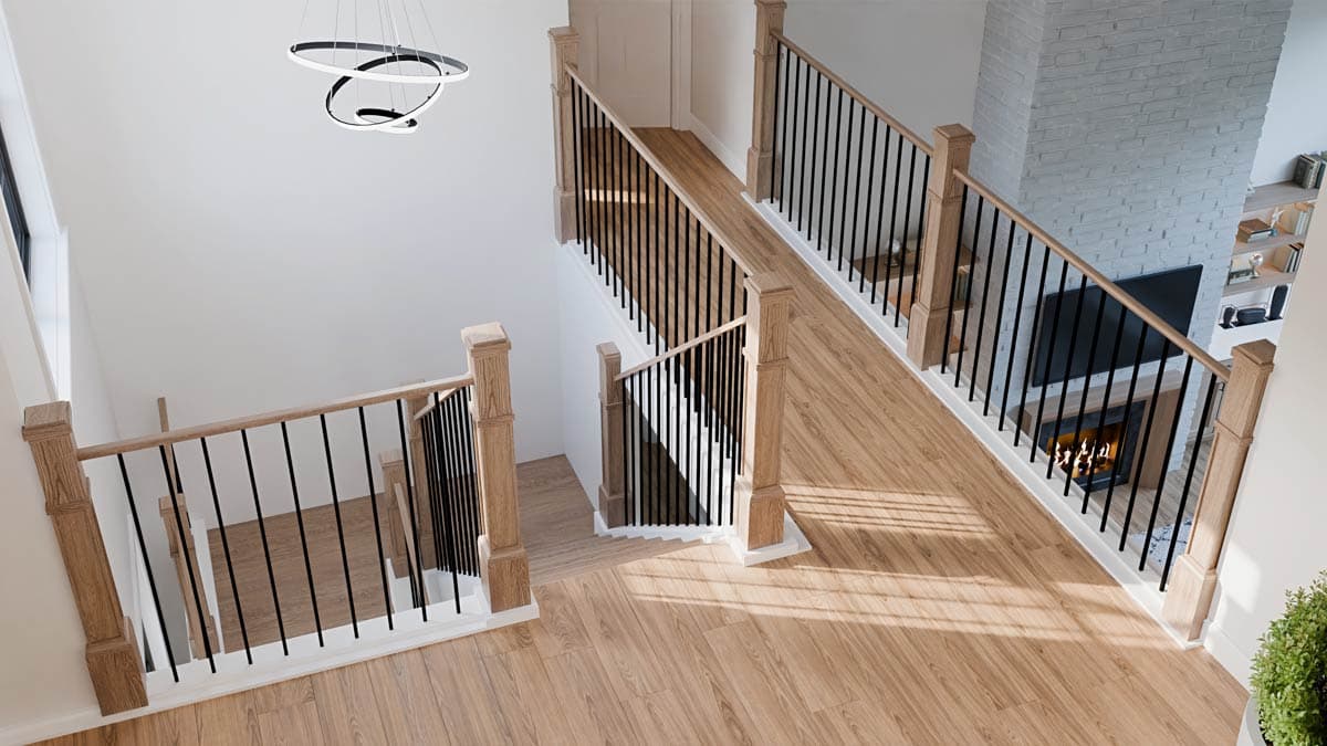 Plan 911063JVD: Stunning Craftsman House Plan: Main Level Master, 2-Story Great Room and 3-Car Garage - Image #14 - Craftsman, New American, Traditional