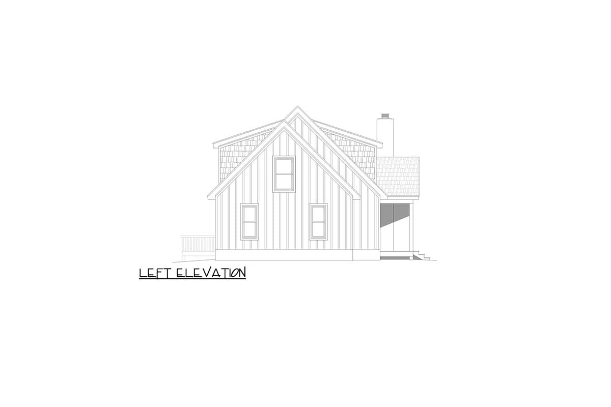 Plan 680614VR: Mountain House Plan with Main Level Master and Vaulted Great Room - Image #11 - Mountain