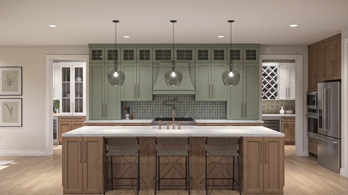 Plan 623553DJ: Elegant Modern Farmhouse House Plan with Wrap-Around Porch and Loft - Image #14 - Farmhouse, Modern Farmhouse