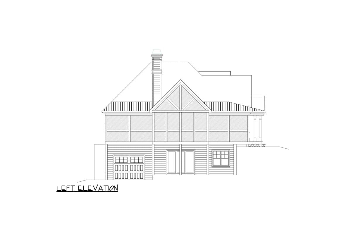 Plan 800003GDP: Luxurious Modern Farmhouse House Plan with Walkout Basement and Dual Porches - Image #5 - Farmhouse, Modern Farmhouse, New American
