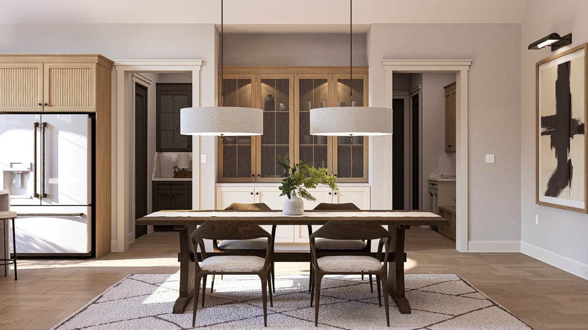 Plan 623554DJ: Luxury Transitional Contemporary Plan with Pool House and Bonus Room - Image #8 - Contemporary, Transitional