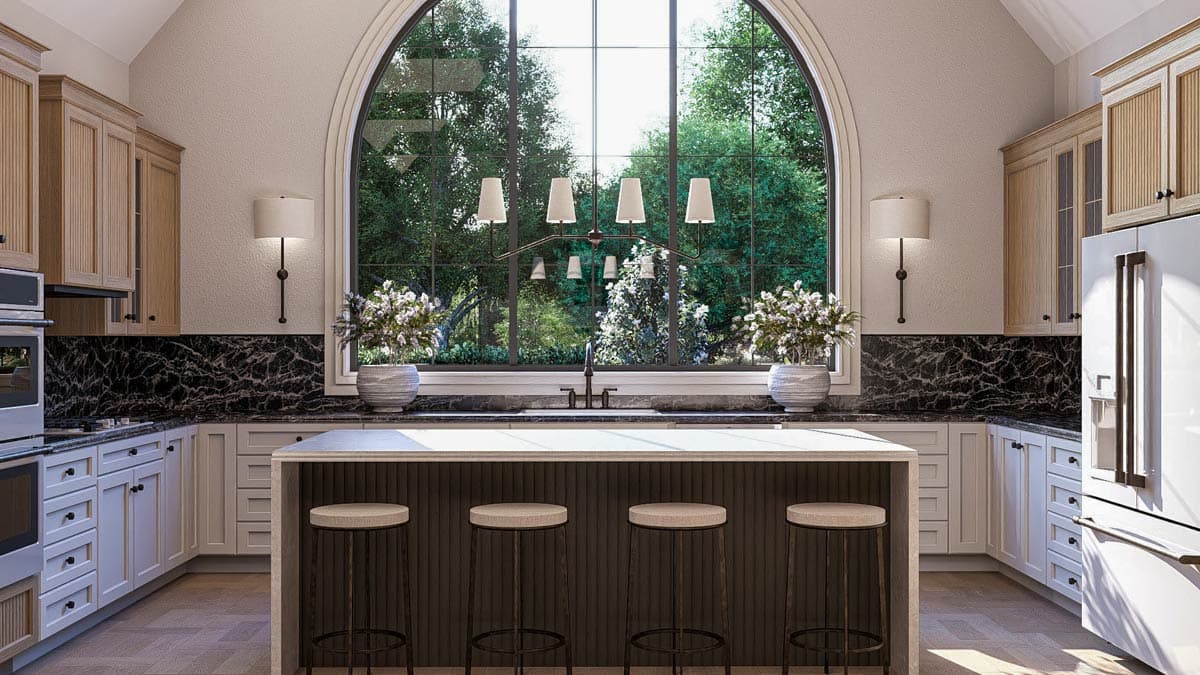 Plan 623554DJ: Luxury Transitional Contemporary Plan with Pool House and Bonus Room - Image #9 - Contemporary, Transitional