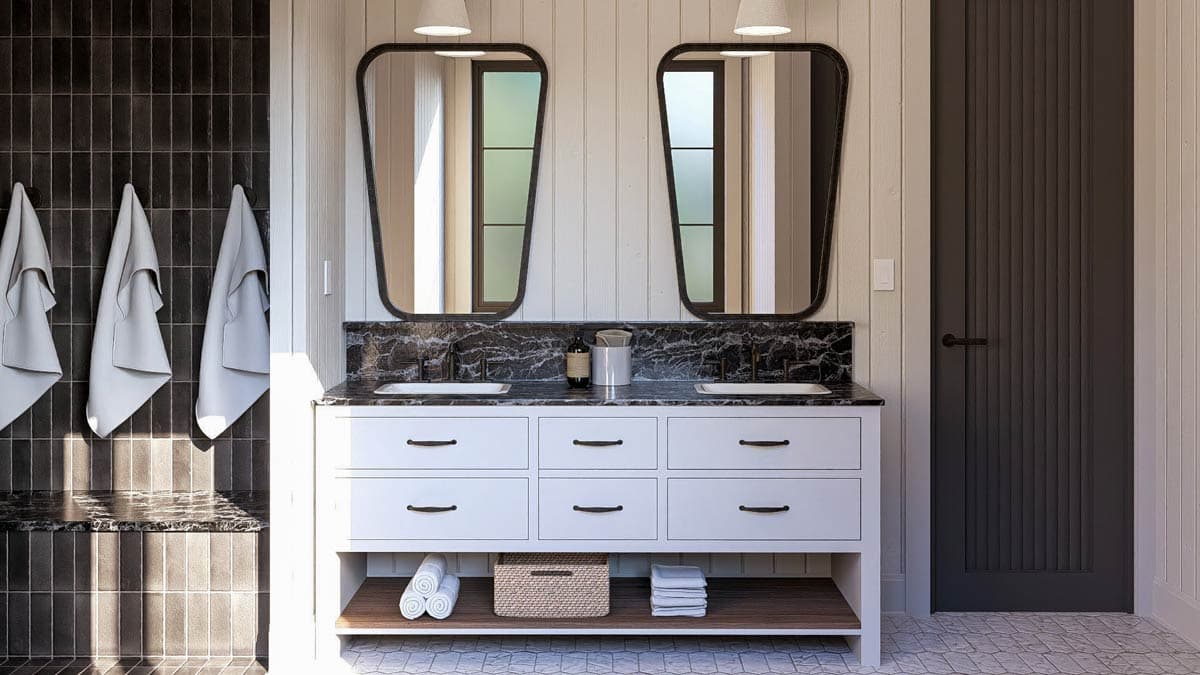 Plan 623554DJ: Luxury Transitional Contemporary Plan with Pool House and Bonus Room - Image #15 - Contemporary, Transitional