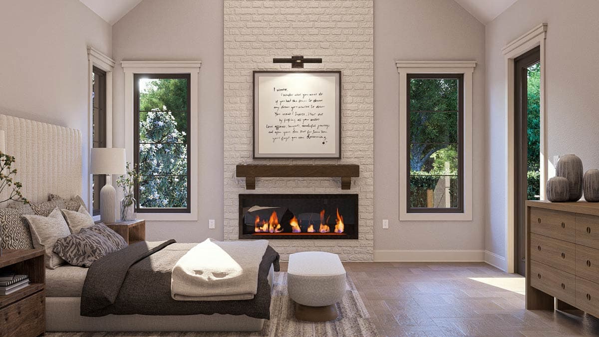 Plan 623554DJ: Luxury Transitional Contemporary Plan with Pool House and Bonus Room - Image #17 - Contemporary, Transitional