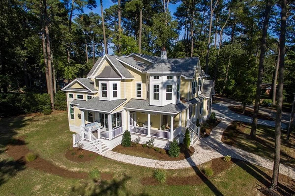 Plan 30094RT: Elegant 5-Bedroom Coastal House Plan with Turret, Home Office & Screened Porch - Image #6 - Coastal, Country, Traditional, Vacation