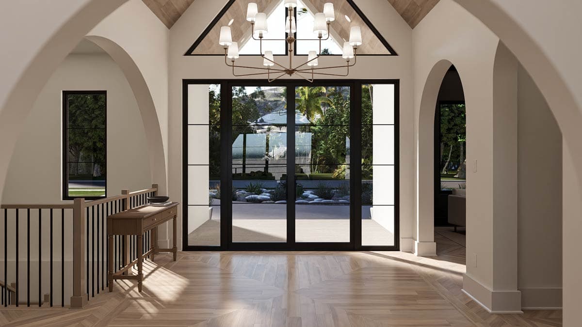 Plan 623556DJ: Modern Contemporary House Plan with Cathedral Great Room and First-Floor Master - Image #12 - Beach, Contemporary, Modern