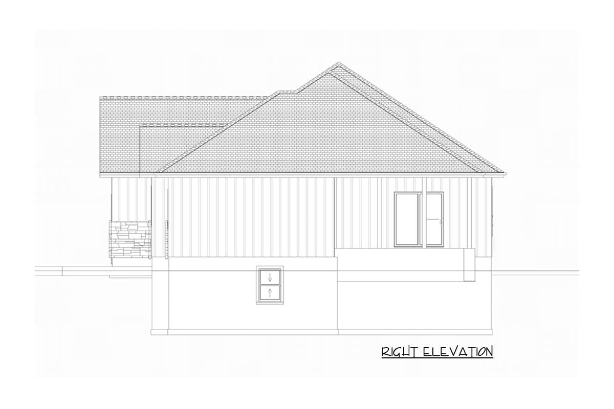 Plan 744518ABR: Traditional Ranch House Plan with 5 Beds, Game Room, and Main Level Master - Image #6 - New American, Ranch, Traditional