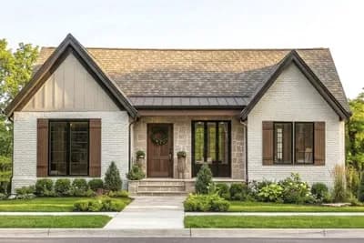 Inviting 3-Bedroom Cottage House Plan with Flex Space and Optional 2-Car Garage