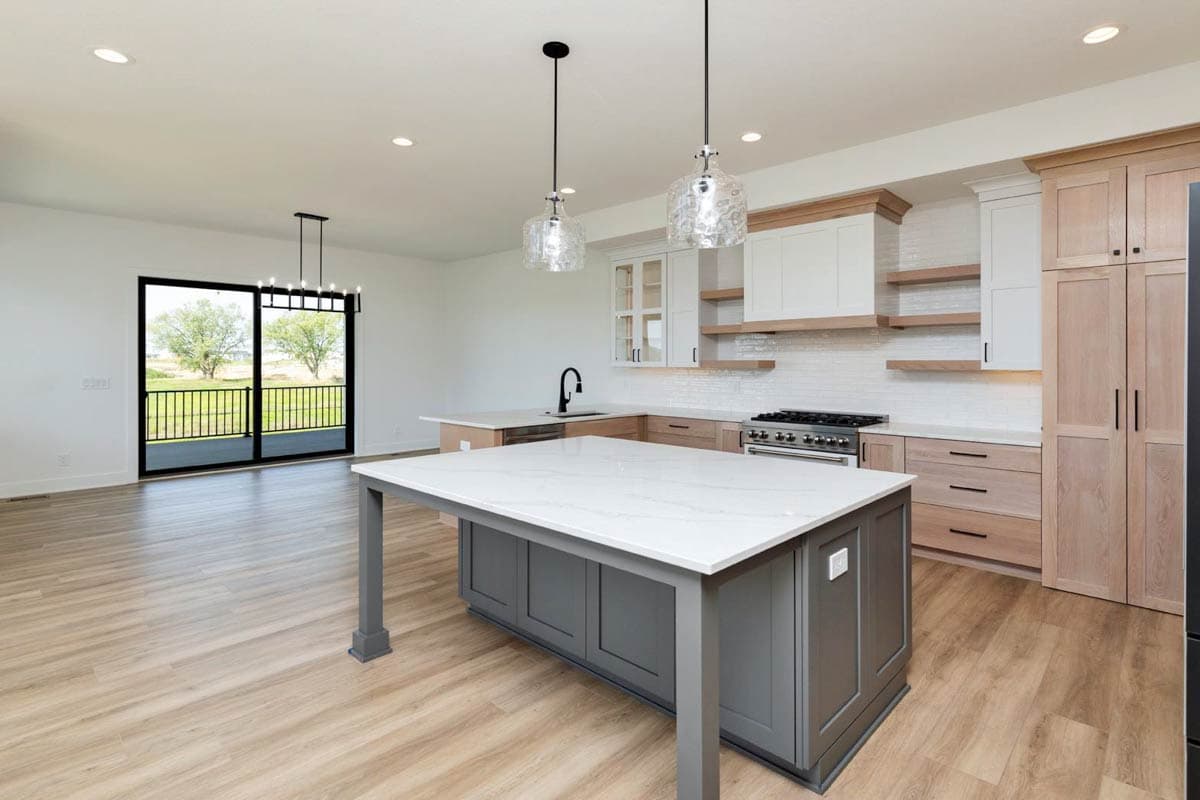 Plan 890145AH: Modern House Plan with Main Level Master, Two-Story Great Room, 3-Car Garage - Image #7 - Modern