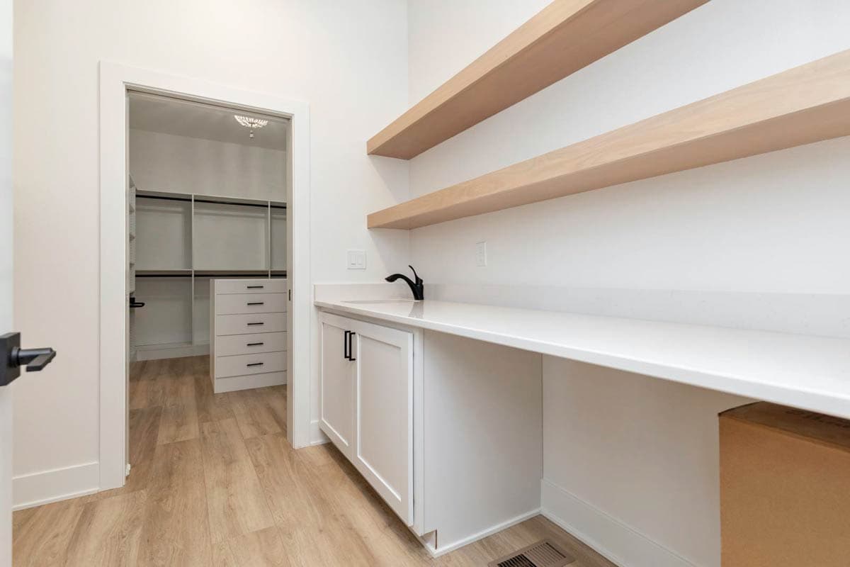 Plan 890145AH: Modern House Plan with Main Level Master, Two-Story Great Room, 3-Car Garage - Image #17 - Modern