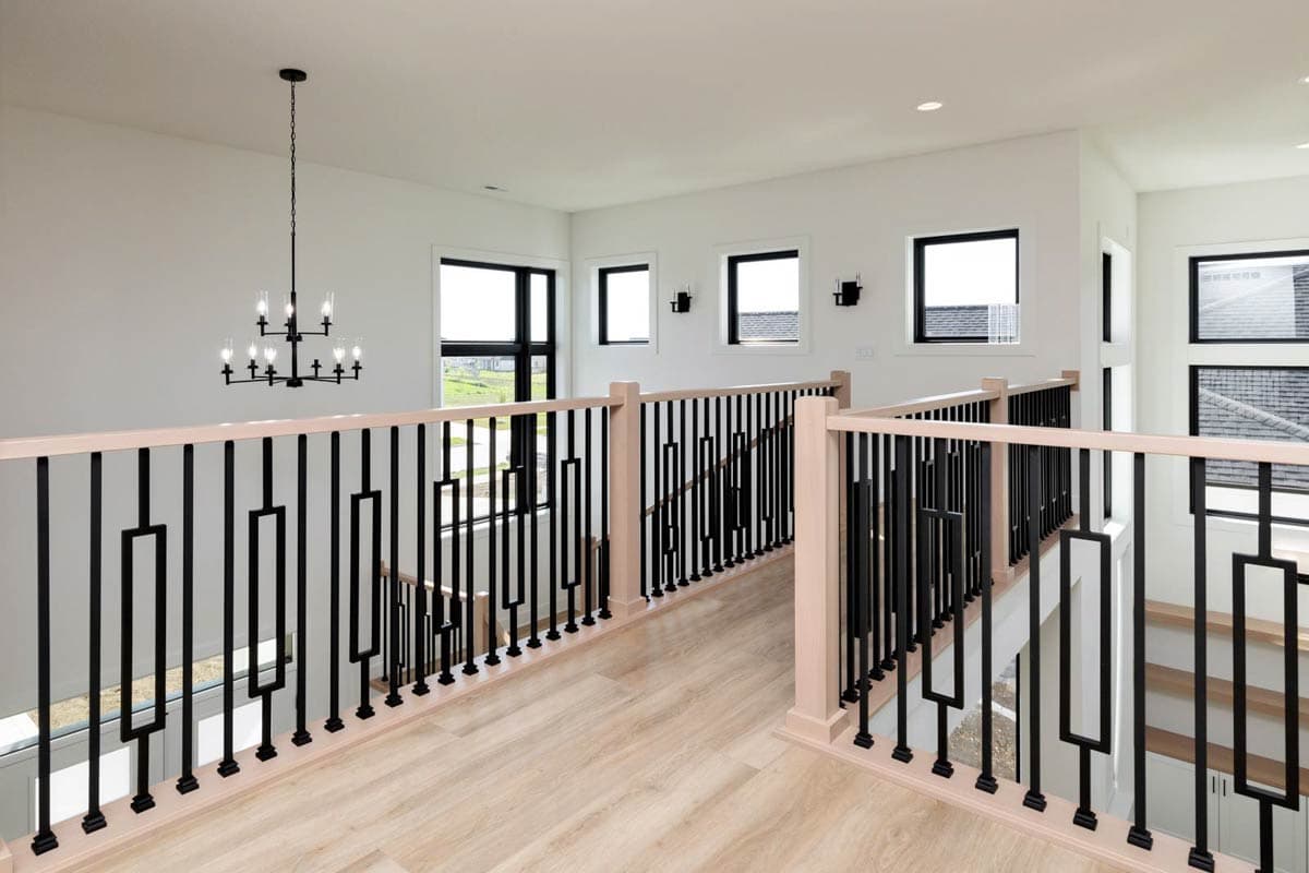 Plan 890145AH: Modern House Plan with Main Level Master, Two-Story Great Room, 3-Car Garage - Image #24 - Modern