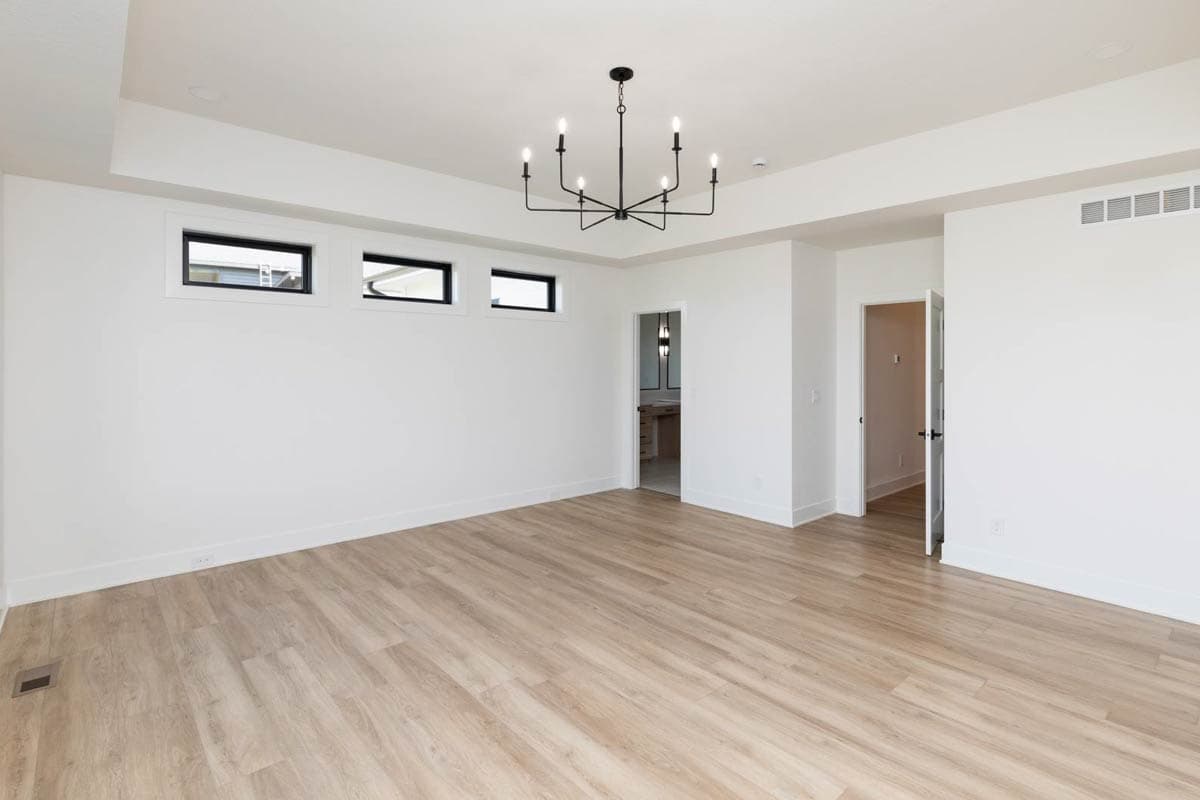 Plan 890145AH: Modern House Plan with Main Level Master, Two-Story Great Room, 3-Car Garage - Image #22 - Modern