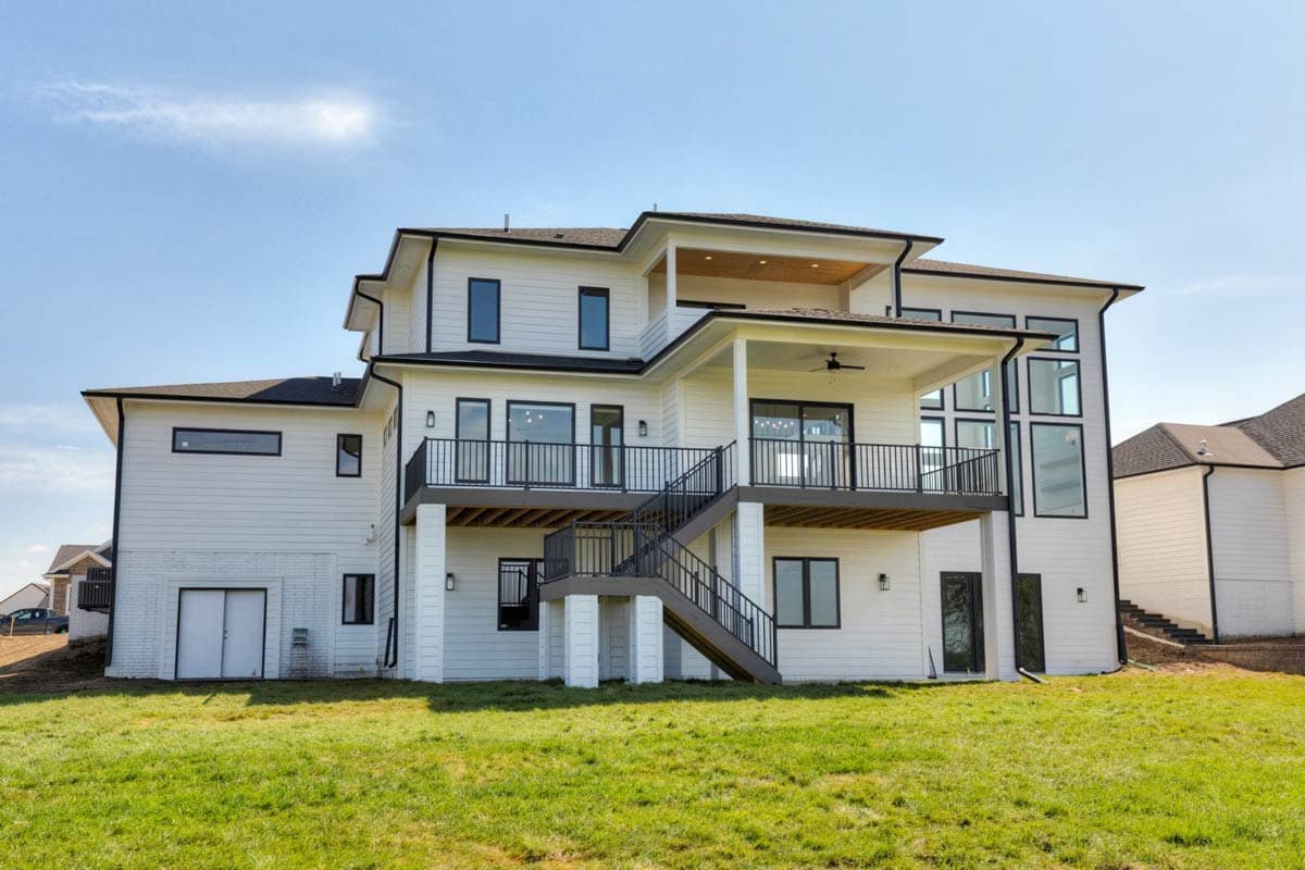 Plan 890145AH: Modern House Plan with Main Level Master, Two-Story Great Room, 3-Car Garage - Image #35 - Modern