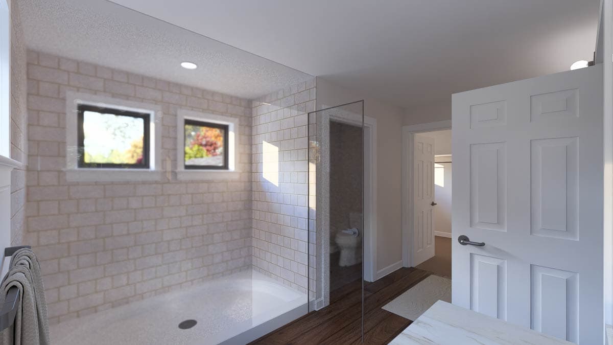 Plan 61665UT: Traditional 4-Bed House Plan with Attached Apartment and Upstairs Master Suite - Image #20 - Traditional