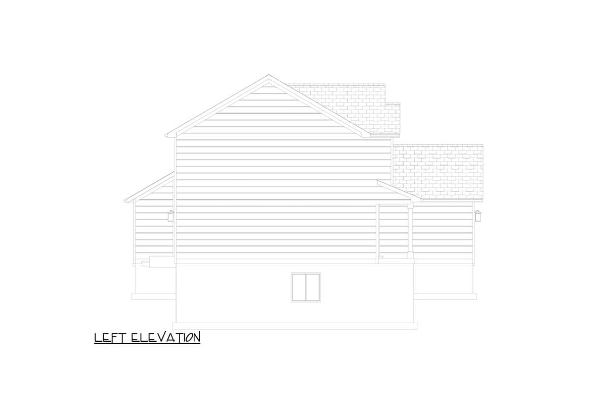 Plan 61665UT: Traditional 4-Bed House Plan with Attached Apartment and Upstairs Master Suite - Image #24 - Traditional