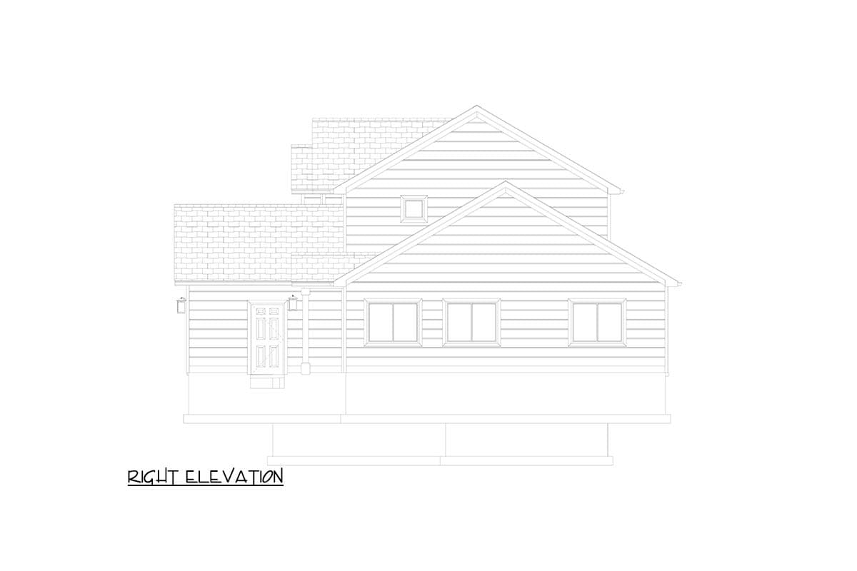 Plan 61665UT: Traditional 4-Bed House Plan with Attached Apartment and Upstairs Master Suite - Image #26 - Traditional