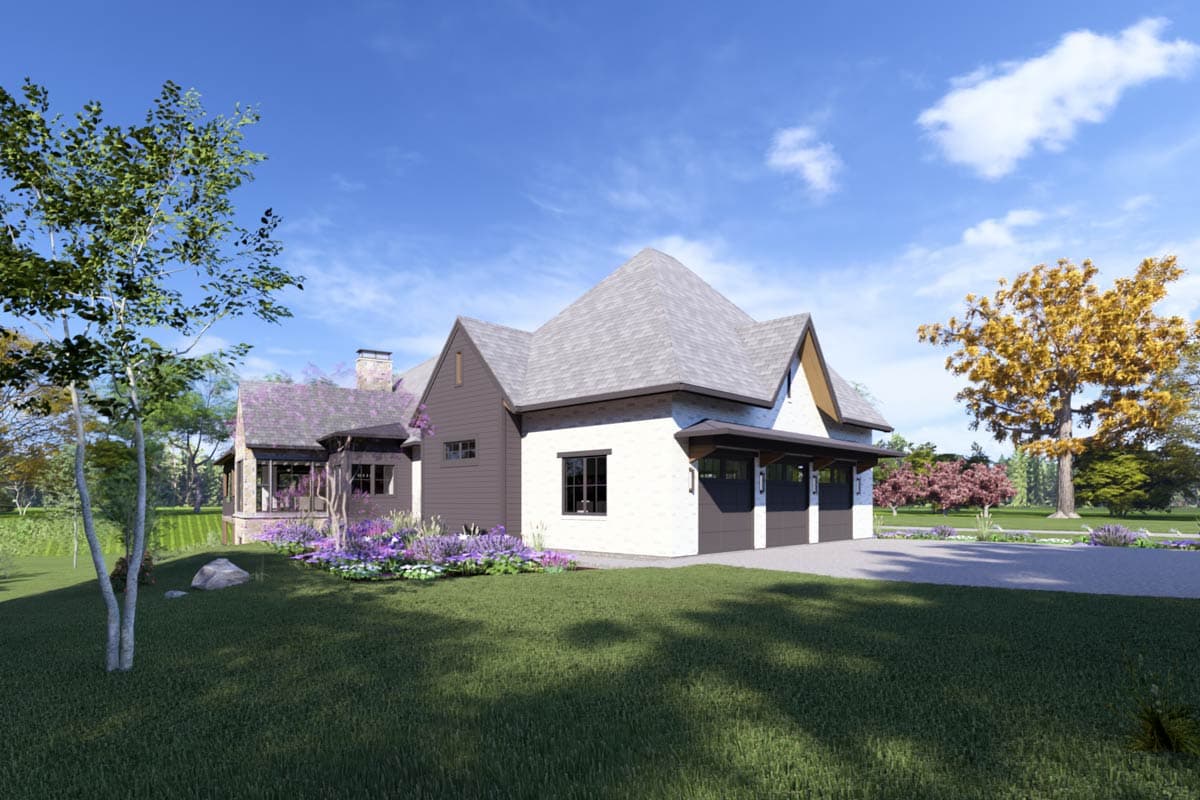 Plan 64554SC: Expansive 5-Bed European Plan with Entertainers Dream Walkout Lower Level - Image #11 - European, Northwest, Transitional