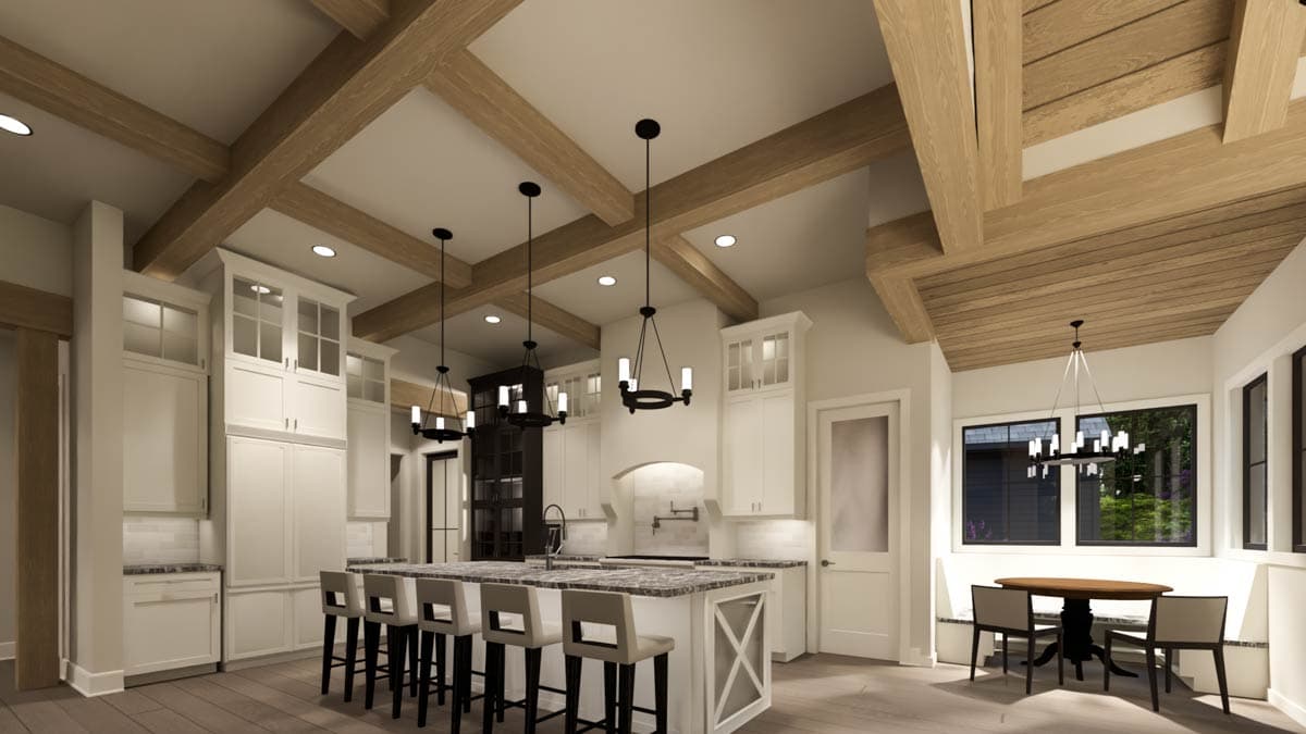 Plan 64554SC: Expansive 5-Bed European Plan with Entertainers Dream Walkout Lower Level - Image #15 - European, Northwest, Transitional
