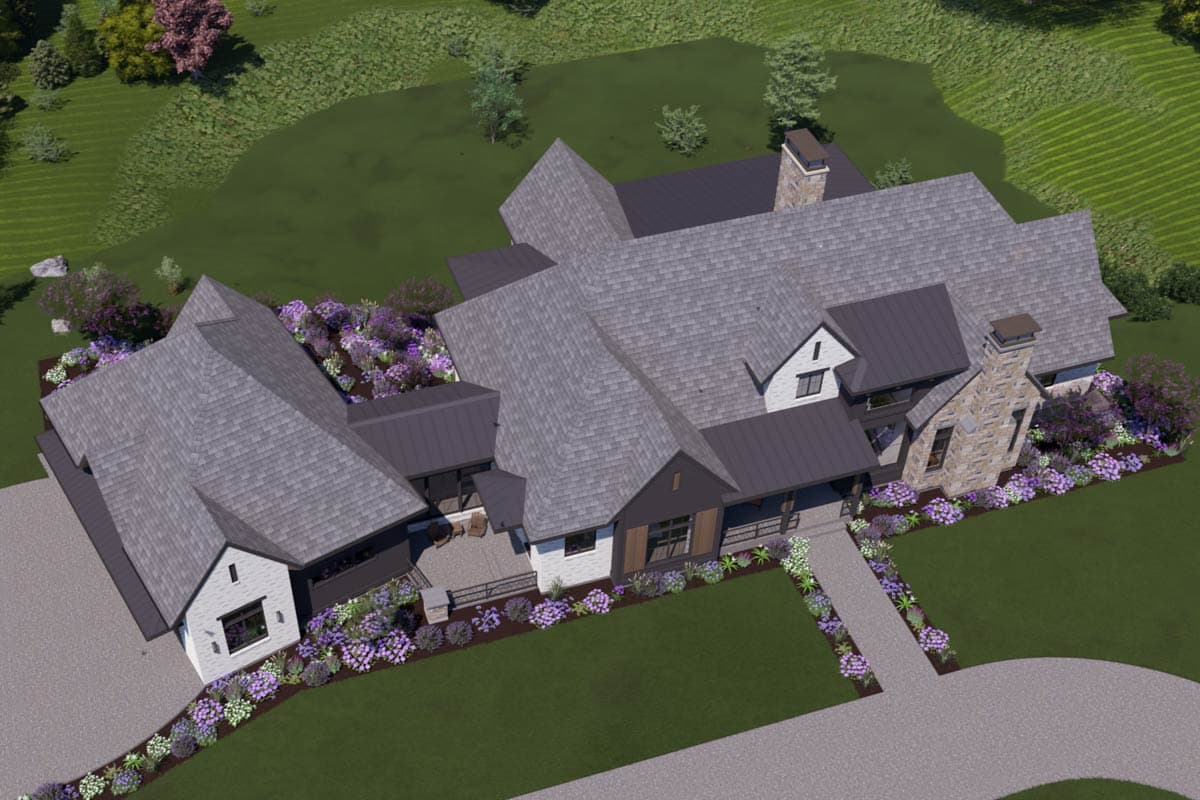 Plan 64554SC: Expansive 5-Bed European Plan with Entertainers Dream Walkout Lower Level - Image #13 - European, Northwest, Transitional