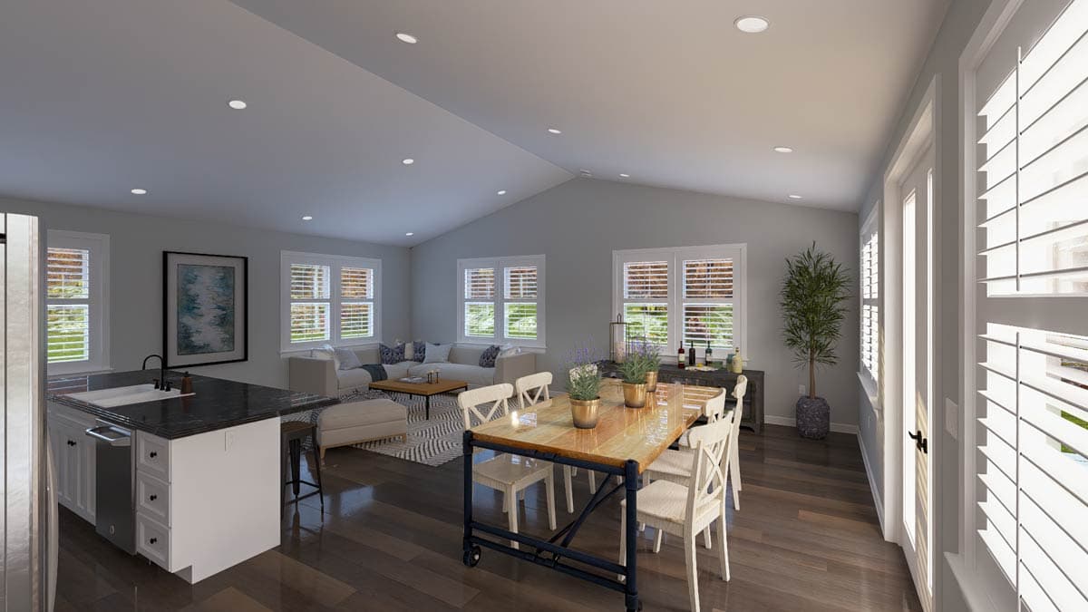 Plan 61666UT: Carriage House Plan with 4-Car Garage and Wrap-Around Porch - Image #7 - Carriage