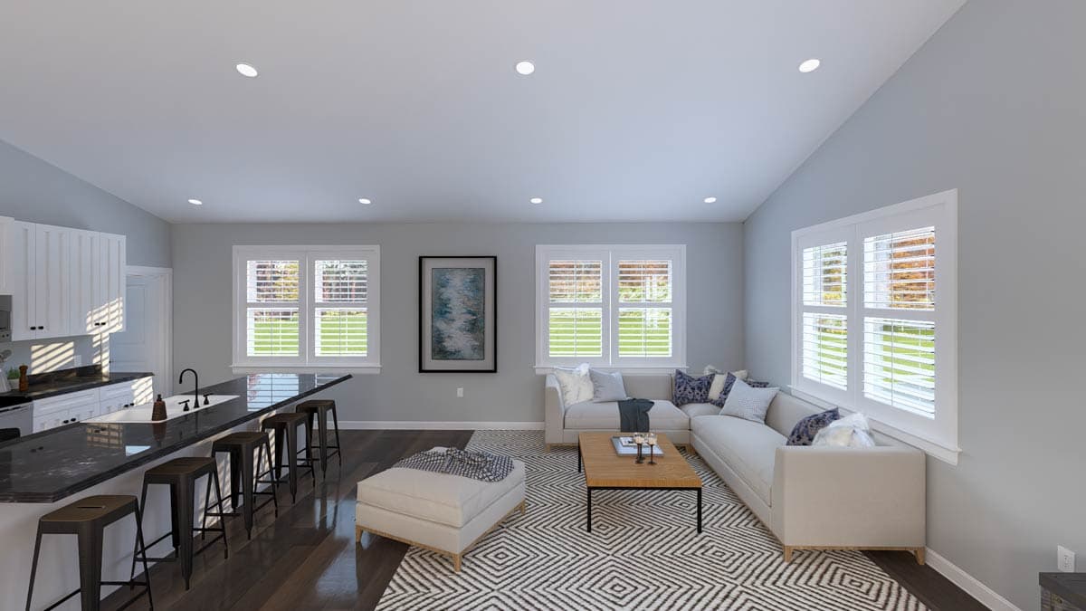 Plan 61666UT: Carriage House Plan with 4-Car Garage and Wrap-Around Porch - Image #11 - Carriage