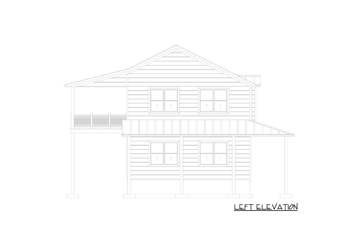 Plan 61666UT: Carriage House Plan with 4-Car Garage and Wrap-Around Porch - Image #13 - Carriage
