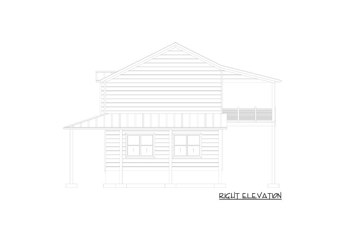 Plan 61666UT: Carriage House Plan with 4-Car Garage and Wrap-Around Porch - Image #15 - Carriage