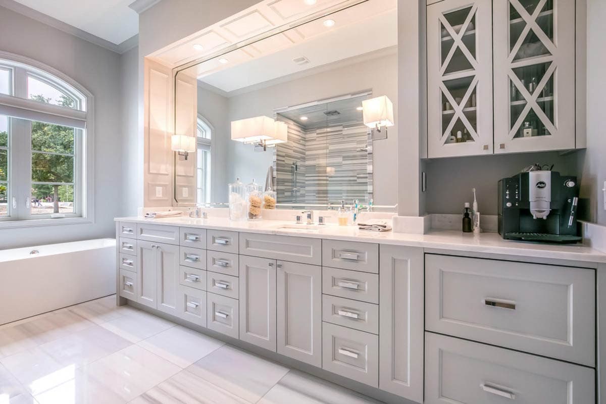 Plan 95316RW: Elegant Modern European House Plan with Outdoor Kitchen and First Floor Master - Image #11 - European