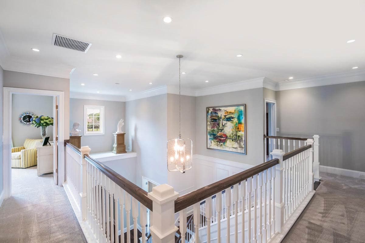 Plan 95316RW: Elegant Modern European House Plan with Outdoor Kitchen and First Floor Master - Image #15 - European