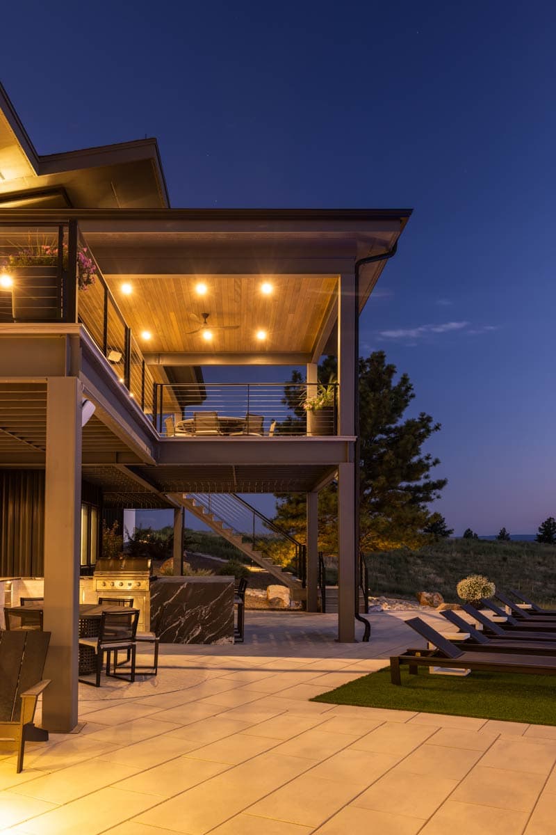 Plan 95318RW: Luxury Contemporary Mountain House Plan with 6-Car Garage and Walkout Lower Level - Image #6 - Contemporary, Mountain