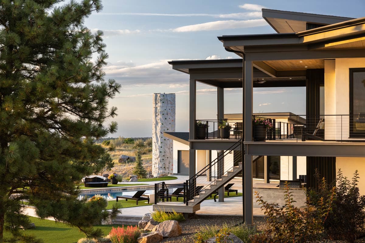 Plan 95318RW: Luxury Contemporary Mountain House Plan with 6-Car Garage and Walkout Lower Level - Image #9 - Contemporary, Mountain