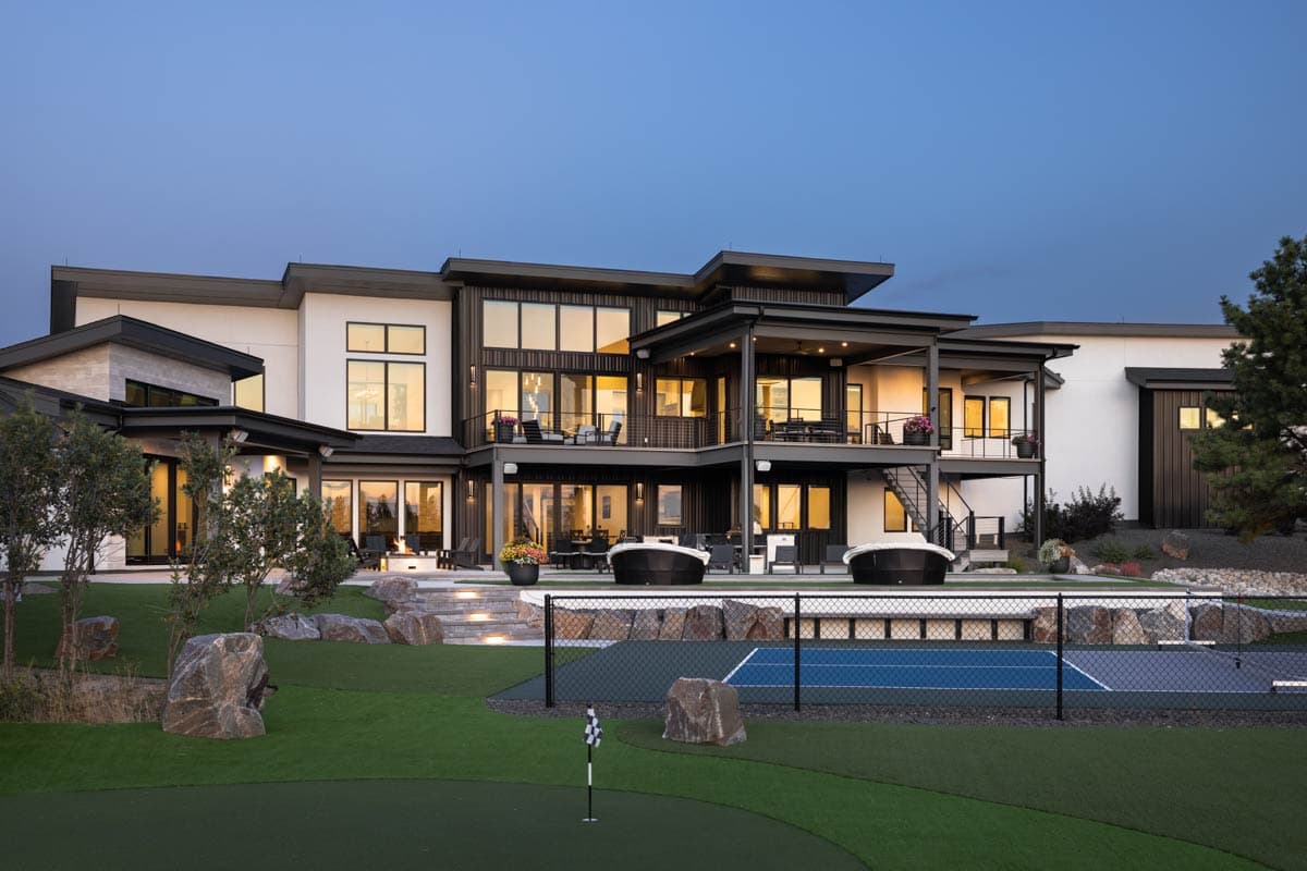 Plan 95318RW: Luxury Contemporary Mountain House Plan with 6-Car Garage and Walkout Lower Level - Image #12 - Contemporary, Mountain