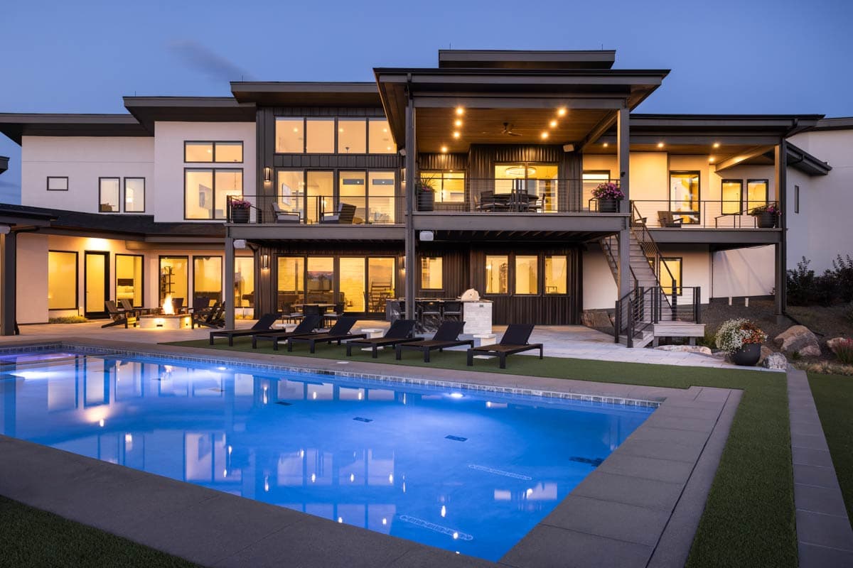 Plan 95318RW: Luxury Contemporary Mountain House Plan with 6-Car Garage and Walkout Lower Level - Image #13 - Contemporary, Mountain